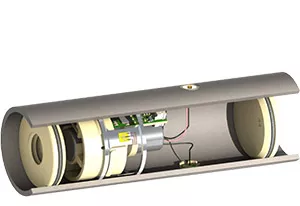 Option d'alimentation des capteurs R+W - Batterie intégrée